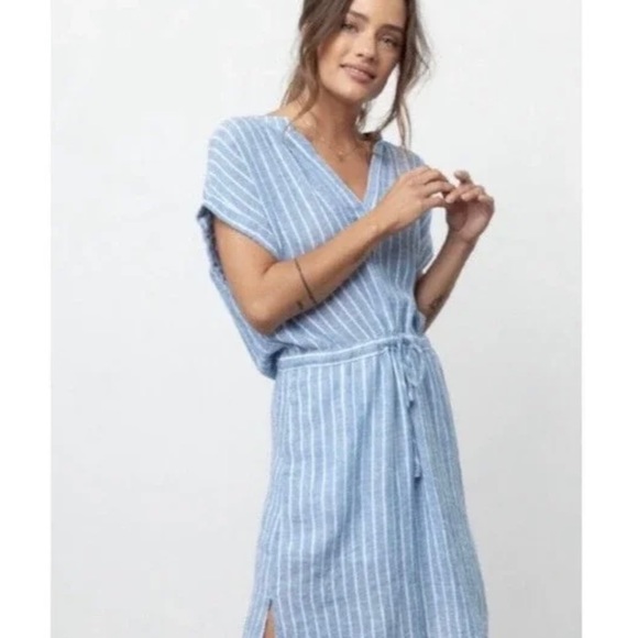 Rails – Emma Stripe Linen Blend Minidress - Picture 3 of 5